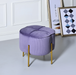 Bergia Lavender Velvet Ottoman image