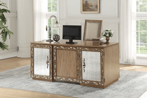 Orianne Antique Gold Desk image