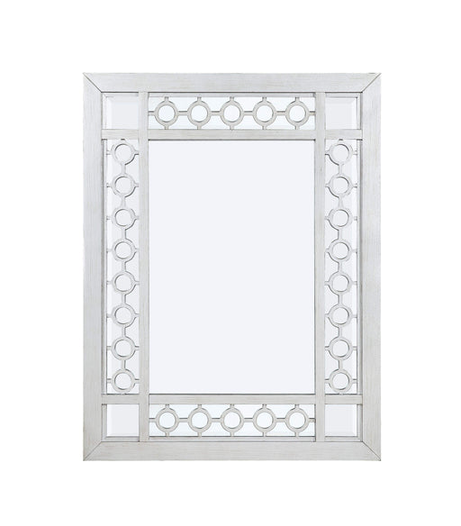 Varian Mirrored & Antique Platinum Mirror image