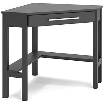 Otaska Home Office Corner Desk with Bookcase