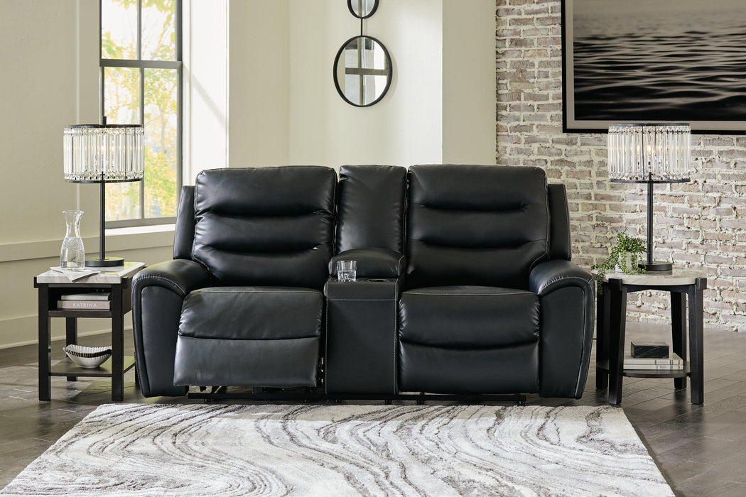 Warlin Power Reclining Loveseat with Console