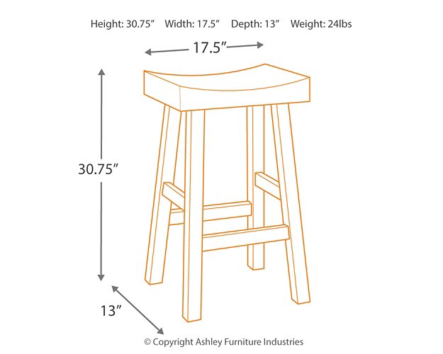 Glosco Bar Height Bar Stool - Amazing Furniture & Sleep Shop Downtown Norwich