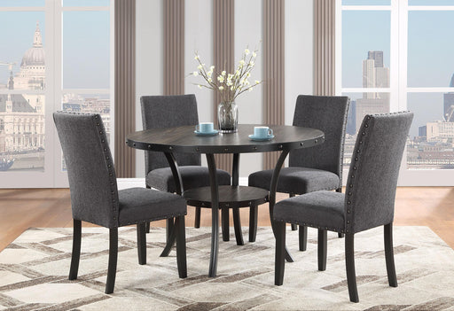 D1622 DINING TABLE + 4 D1622DC-BLK image
