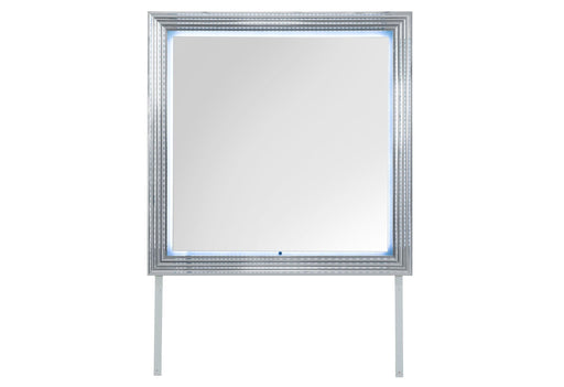 YLIME SMOOTH SILVER MIRROR WITH LED image