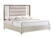 ZAMBRANO WHITE KING BED WITH LED image