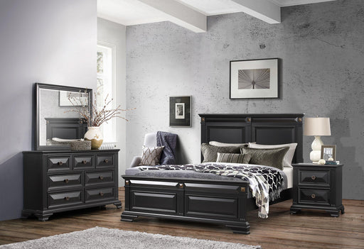 CARTER KING BED, DRESSER AND MIRROR image