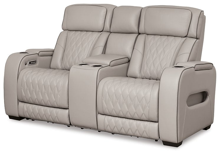 Boyington Power Reclining Loveseat with Console image